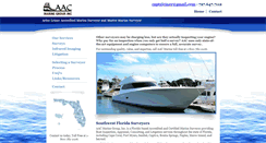 Desktop Screenshot of ftmyersnaplesmarinesurveyors.com